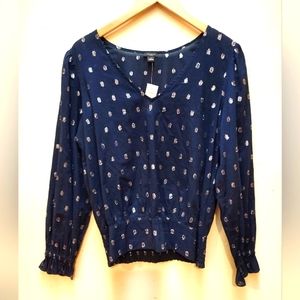 Ann Taylor sheer blouse